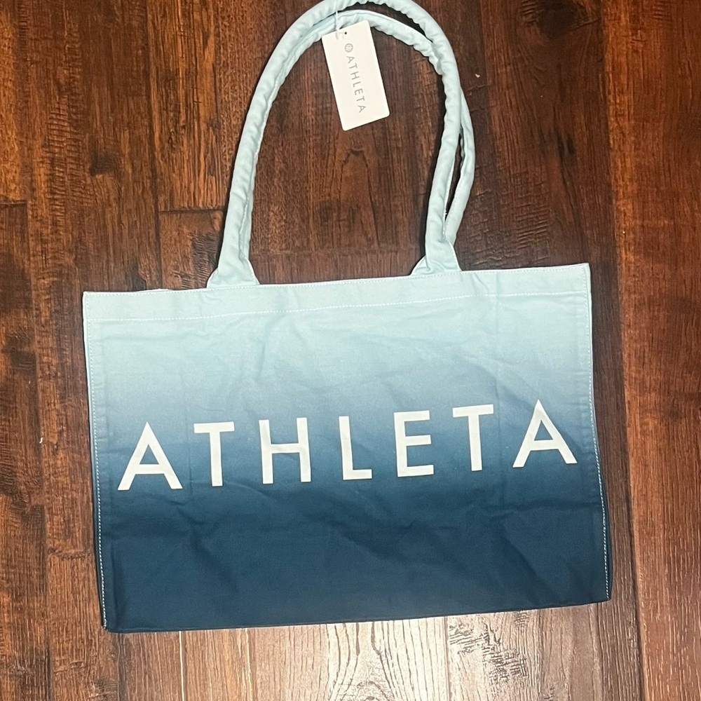 Athleta Gradient Blue Tote - Picture 2 of 5
